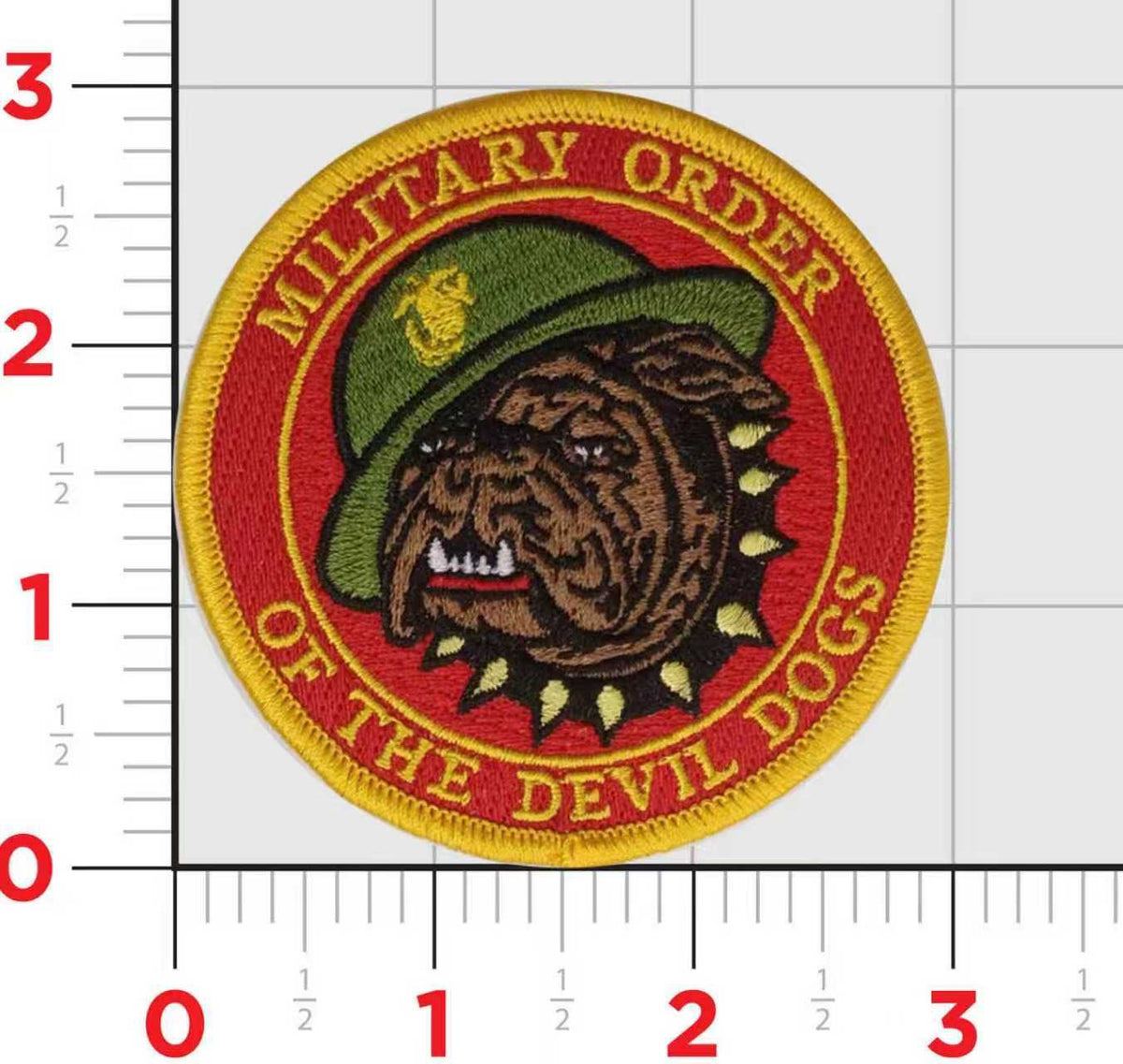 Officially Licensed USMC Military Order of the Devil Dogs Patch
