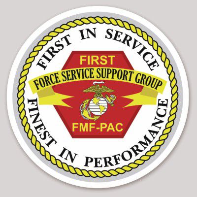 Officially Licensed USMC 1st Force Service Support Group FSSG Sticker