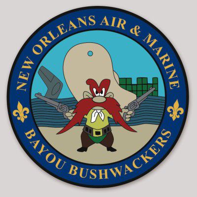Official CBP New Orleans Air & Marine Bayou Bushwackers Sticker