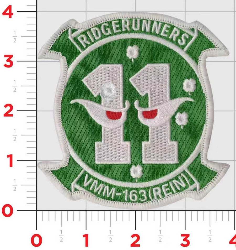 Official VMM-163 Ridge Runners St.Patricks Day Patch