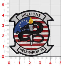 Official HT-28 Hellions 4th of July America 250th Anniversary Squadron Patch and Name Tag