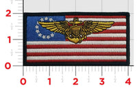 Official HT-28 Hellions 4th of July America 250th Anniversary Squadron Patch and Name Tag