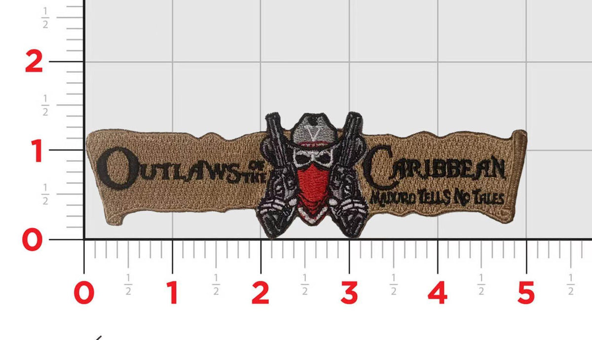 Official HSC-26 Chargers Outlaws of the Caribbean Patches
