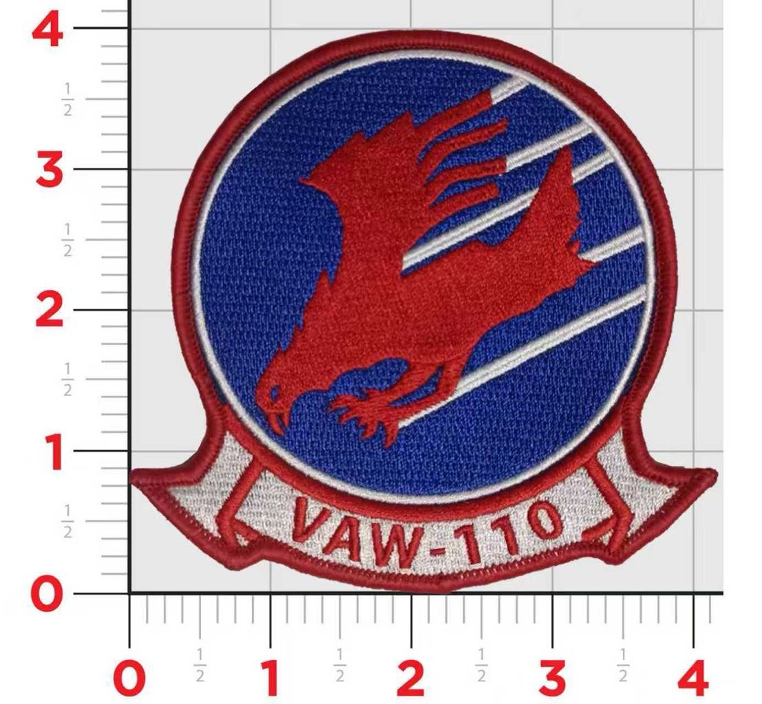 Officially Licensed US Navy VAW-110 Firebirds Squadron Patch