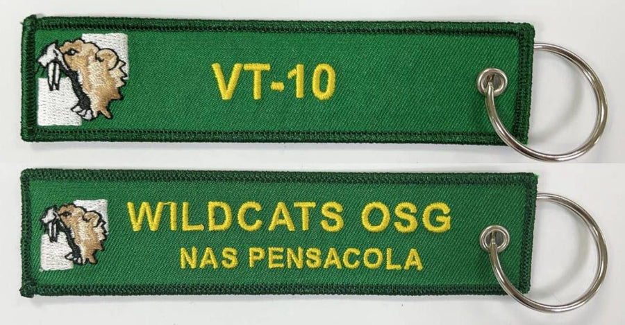 Official VT-10 Wildcats Spouse Group Key Ring