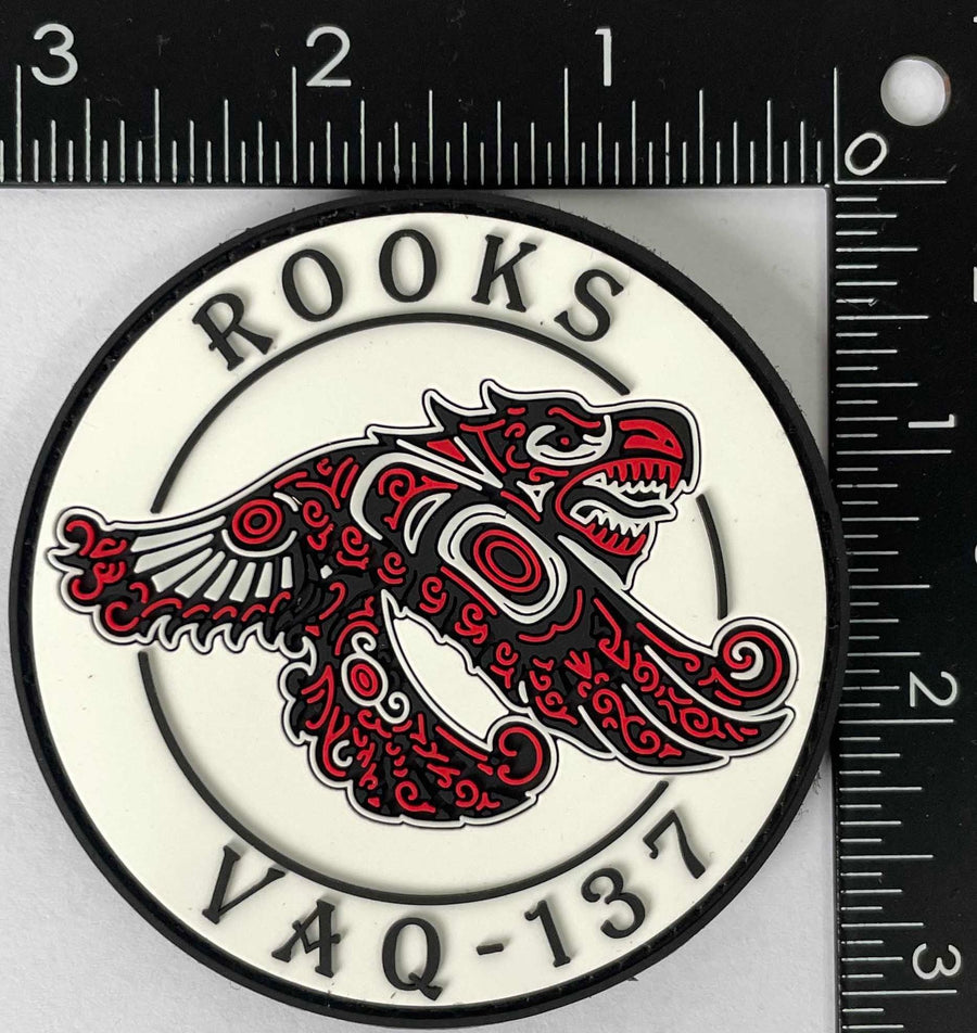 Official VAQ-137 Rooks Berserker PVC Glow Patch