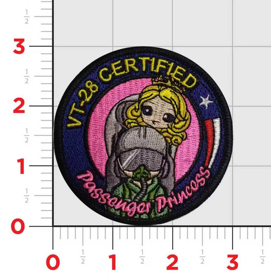 Official VT-28 Rangers Passenger Princess Shoulder Patch
