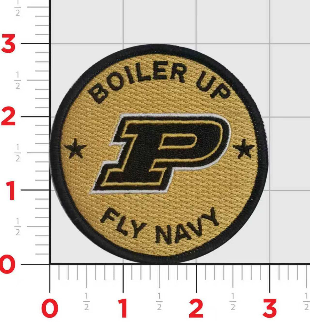 Purdue University Fly Navy Shoulder Patch