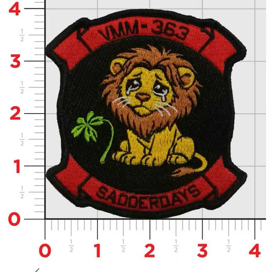 Official VMM-363 Red Lions Saddurdays Patch