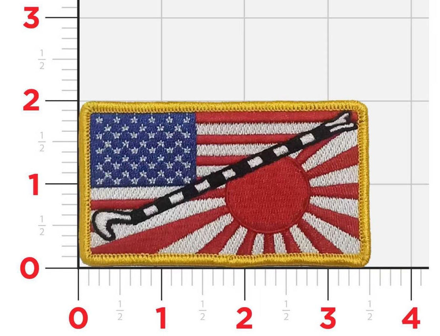 USA & Japan Tailhook Flag Patch