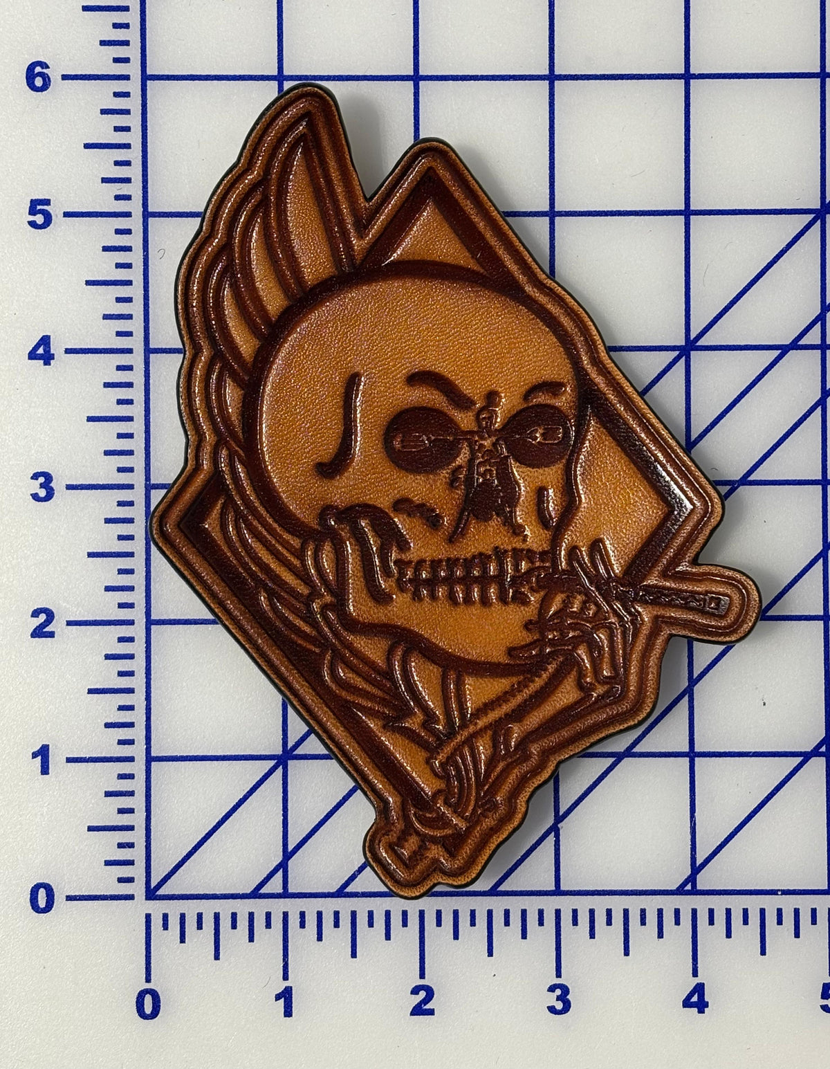 Officially Licensed US Navy VFA-34 Blue Blasters Leather Squadron Patch