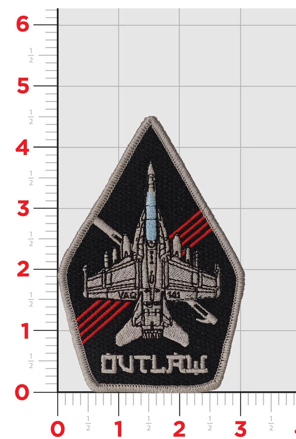 Official VAQ-141 Shadowhawks EA-18 Coffin Shoulder Patch