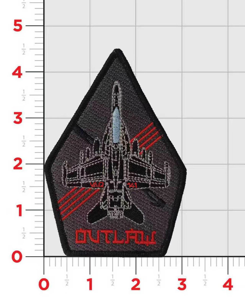 Official VAQ-141 Shadowhawks EA-18 Coffin Shoulder Patch