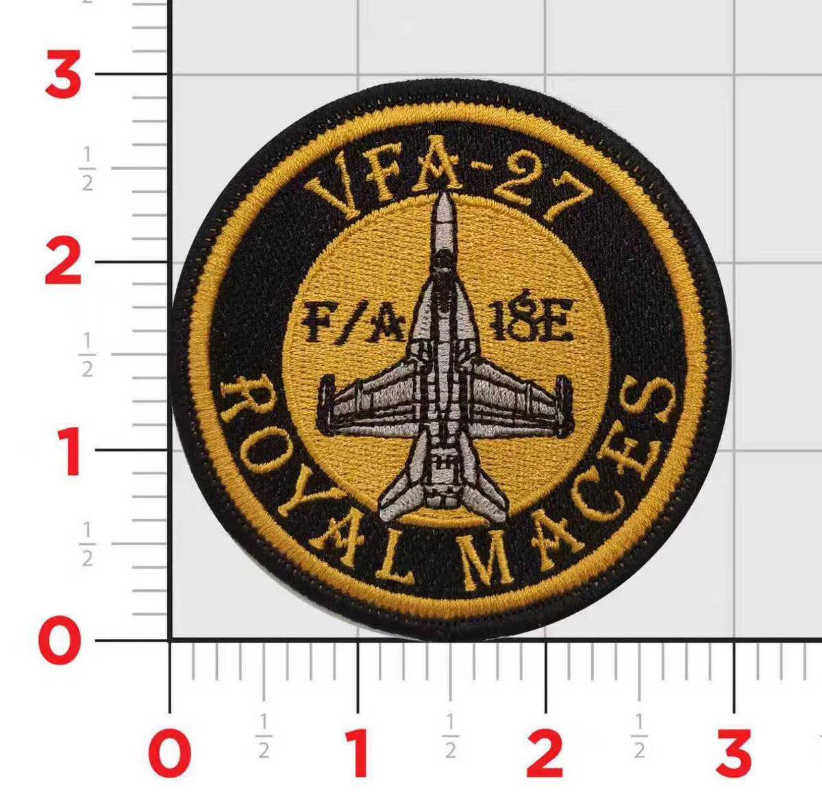 Official VFA-27 Royal Maces F/A-18E Superhornet Shoulder Patch