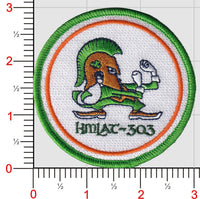 Official HMLAT-303 St Patricks Day Command and Shoulder Patches
