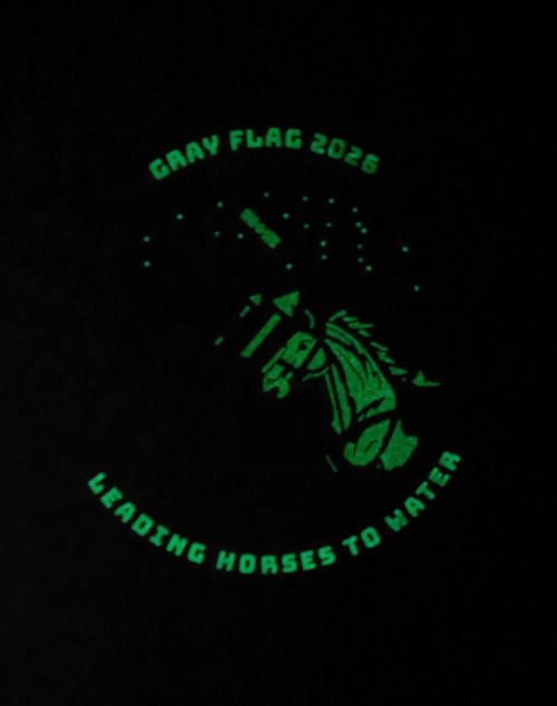 Official Gray Flag 2026 PVC Glow Patch
