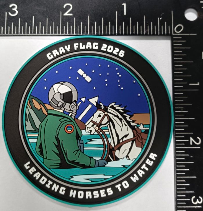 Official Gray Flag 2026 PVC Glow Patch