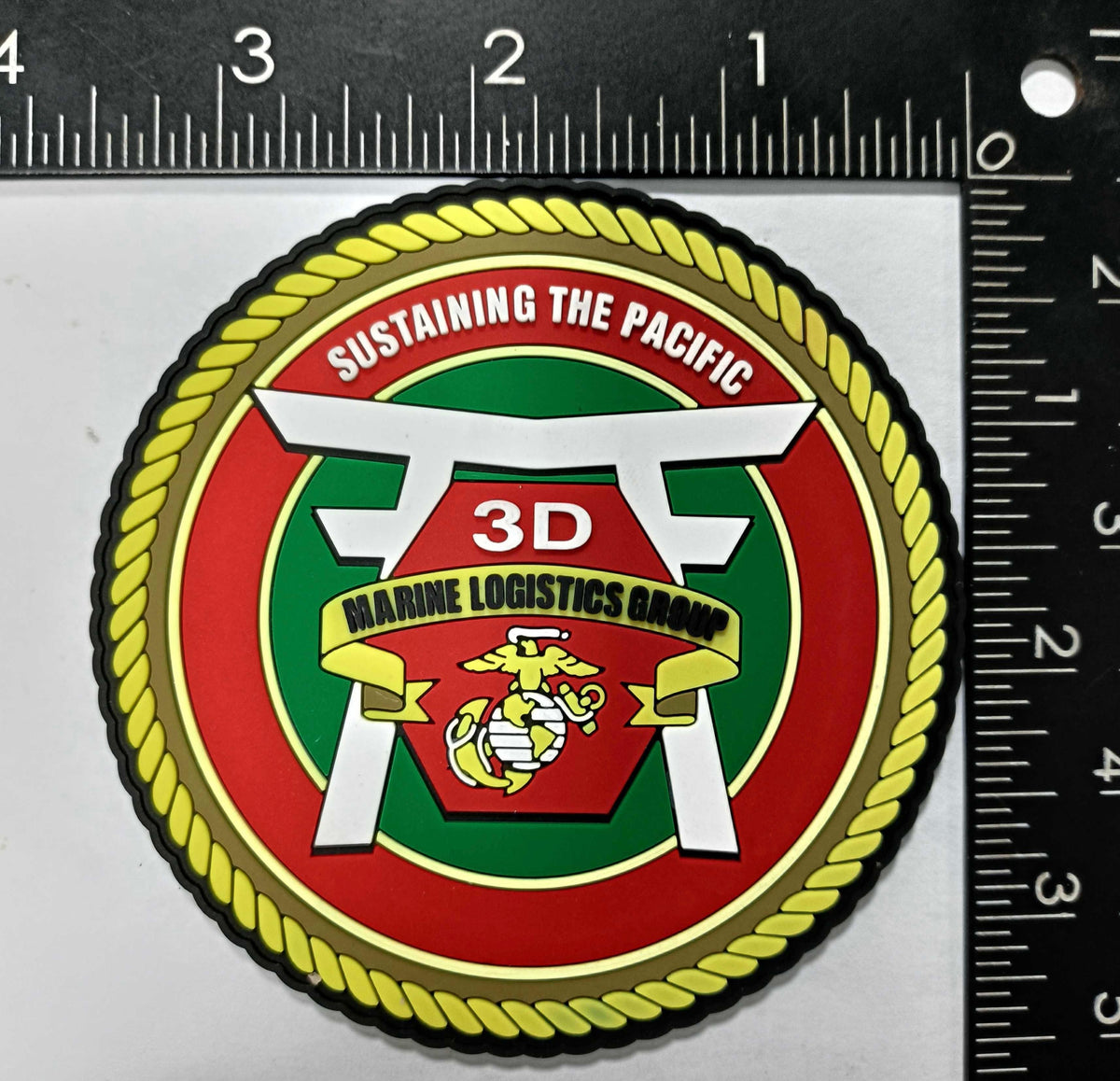Officially Licensed USMC 3rd MLG Marine Logistics Group Patch