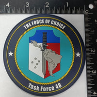 Official Task Force 48 The Force of Choice PVC Patch