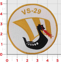 Officially Licensed US Navy VS-29 Dragonfires Squadron Patch