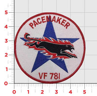 Officially Licensed US Navy VF-781 Pacemaker Squadron Patch