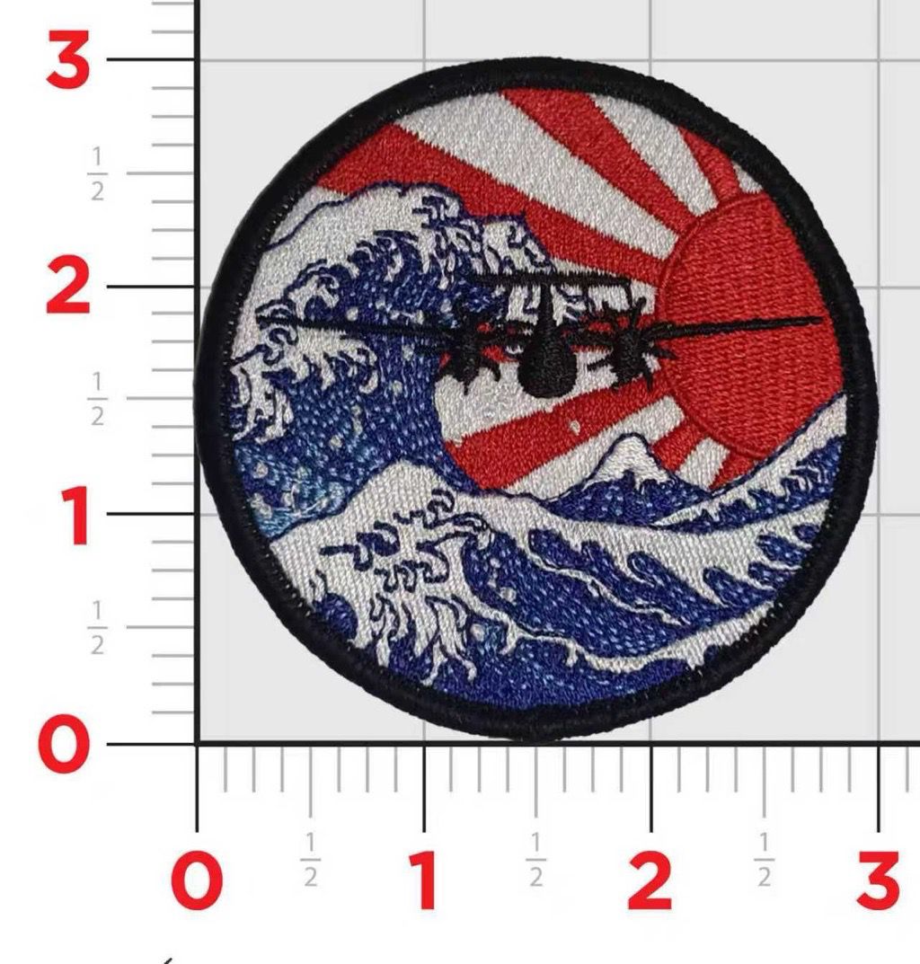Great Wave Japan Aircraft Shoulder Patches