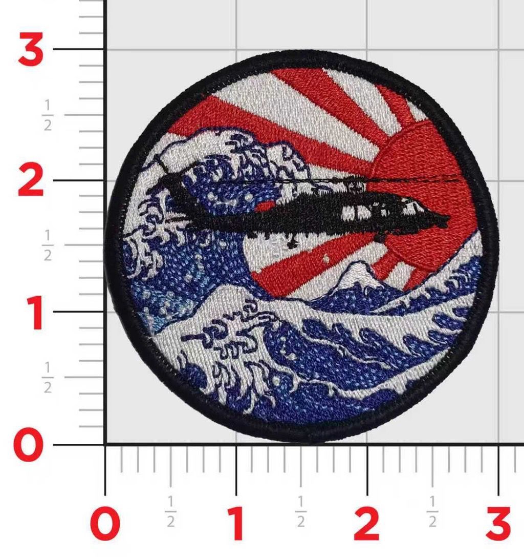 Great Wave Japan Aircraft Shoulder Patches
