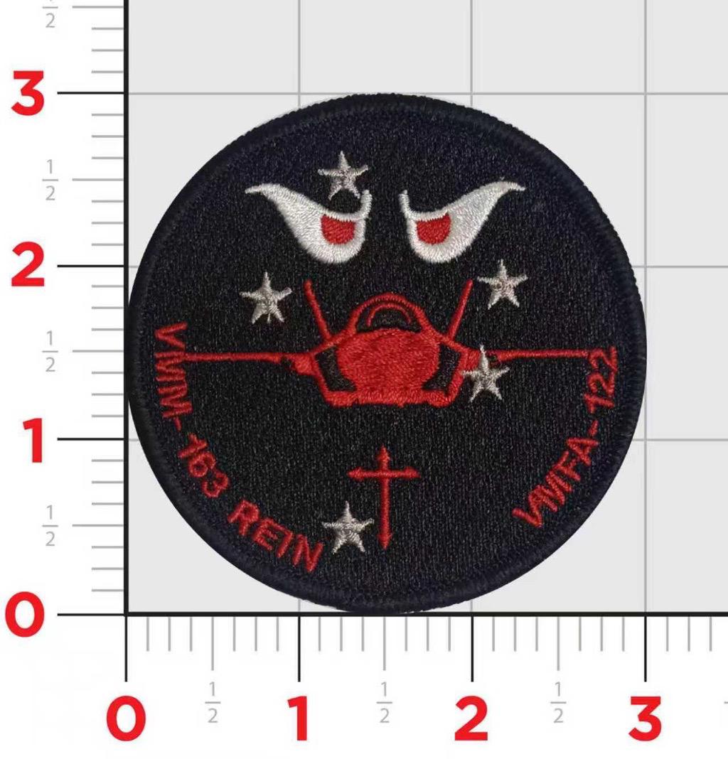 Official VMM-163 REIN 11th MEU ACE Aircraft Shoulder Patches