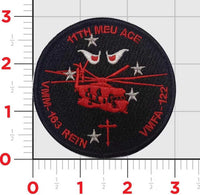Official VMM-163 REIN 11th MEU ACE Aircraft Shoulder Patches