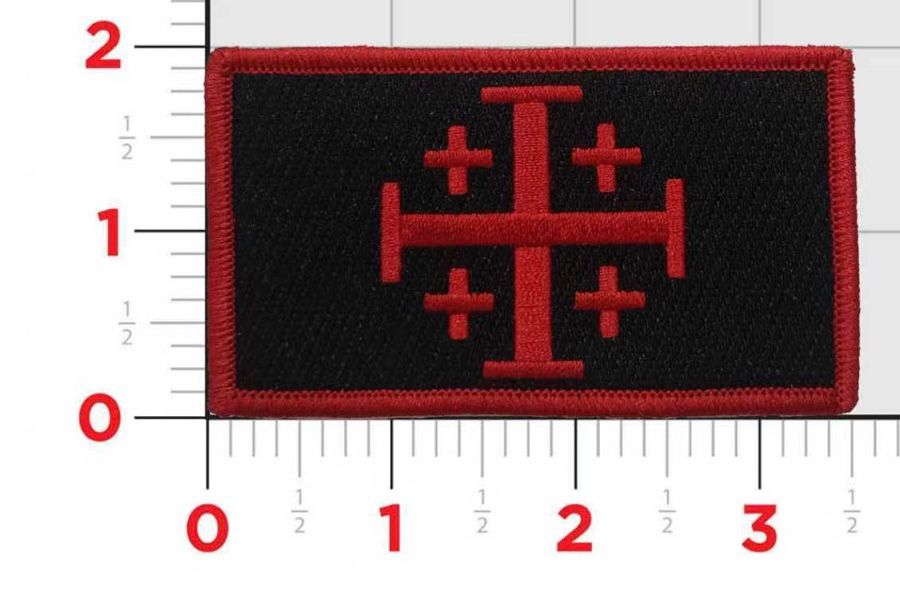Jerusalem Cross Patch
