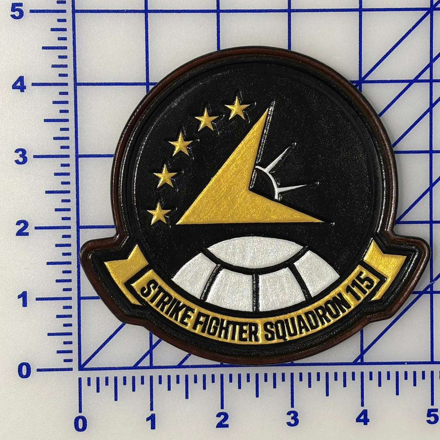 Officially Licensed US Navy VFA-115 Sunliners 2026 Leather Patch