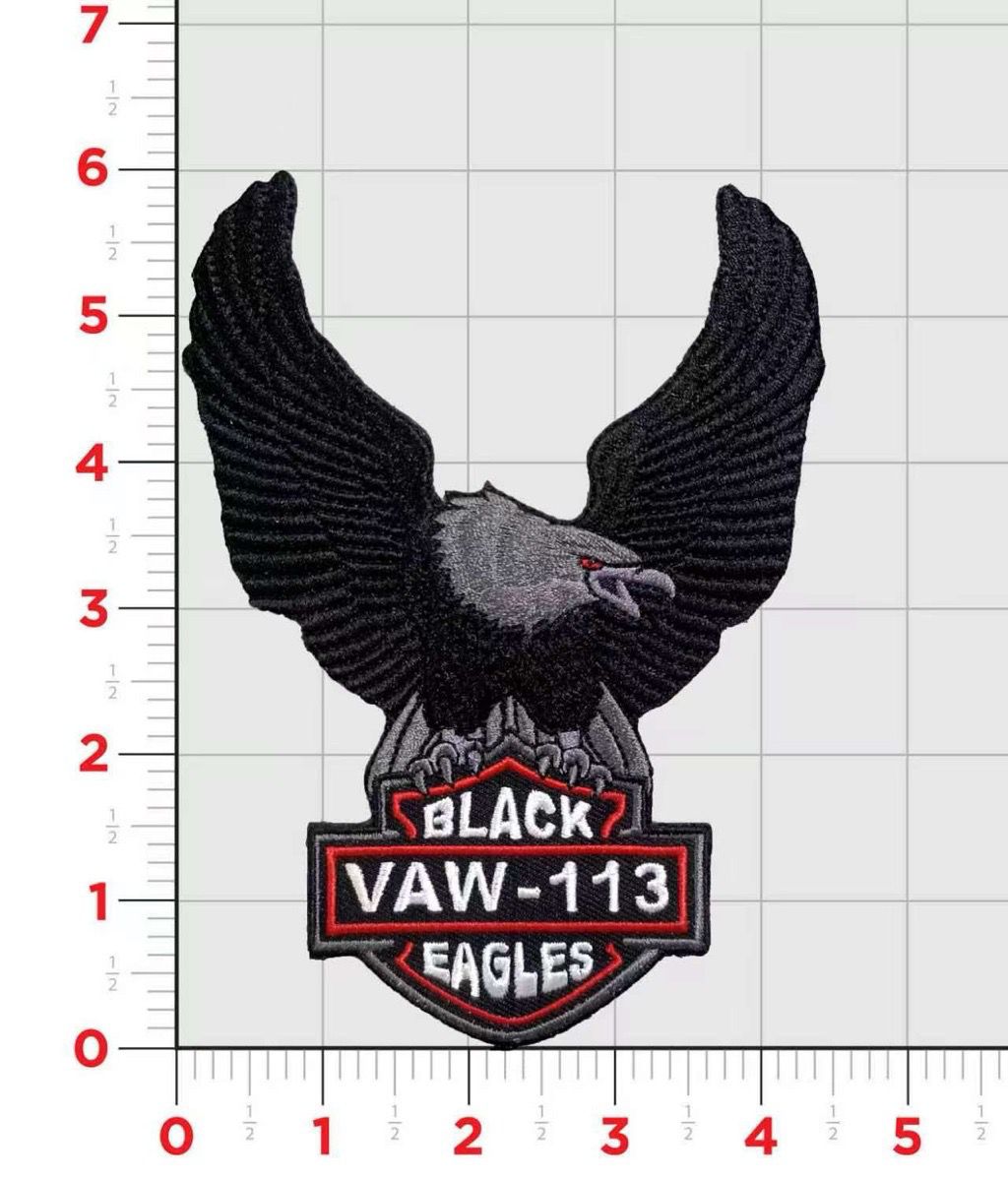 Official VAW-113 Black Eagles Patch