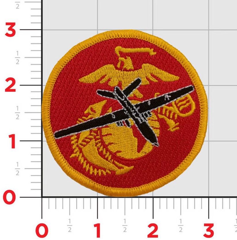 Officially Licensed USMC MQ-9 Reaper EGA Shoulder Patch