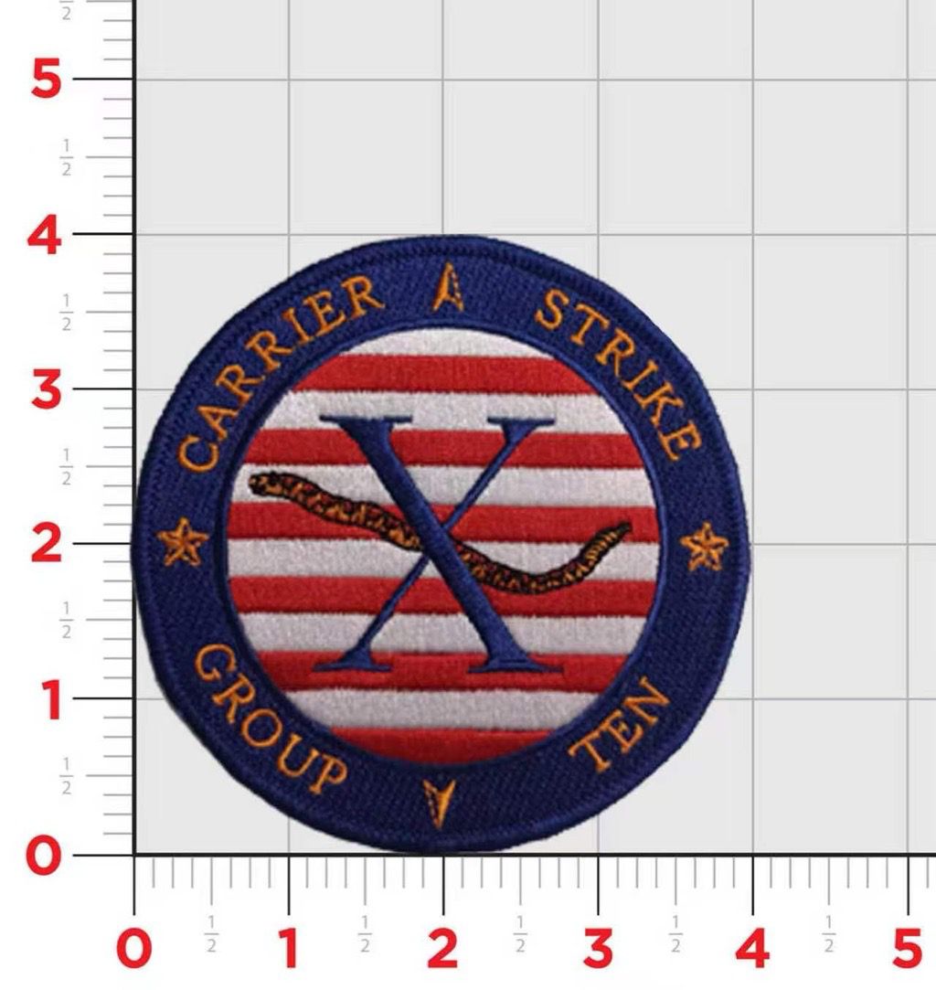 Officially Licensed US Navy Carrier Strike Group 10 Patch