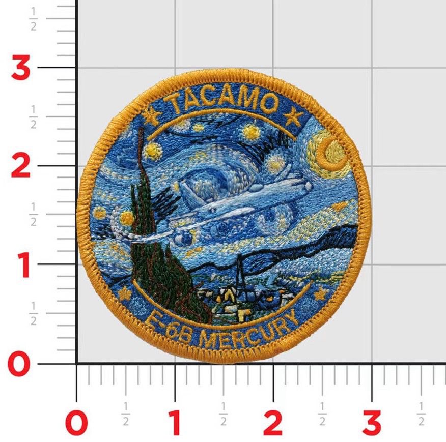 Official TACAMO E-6B Mercury Starry Night Shoulder Patch