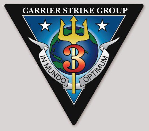 Officially Licensed US Navy Carrier Strike Group 3 Sticker