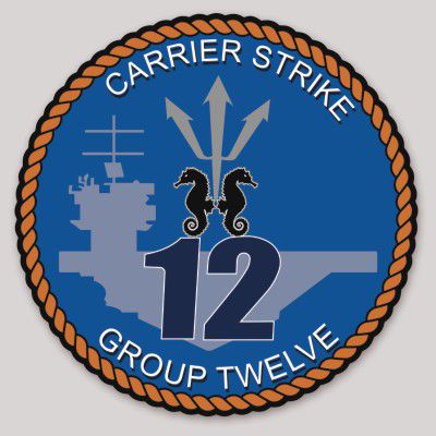 Officially Licensed US Navy Carrier Strike Group 12 Sticker