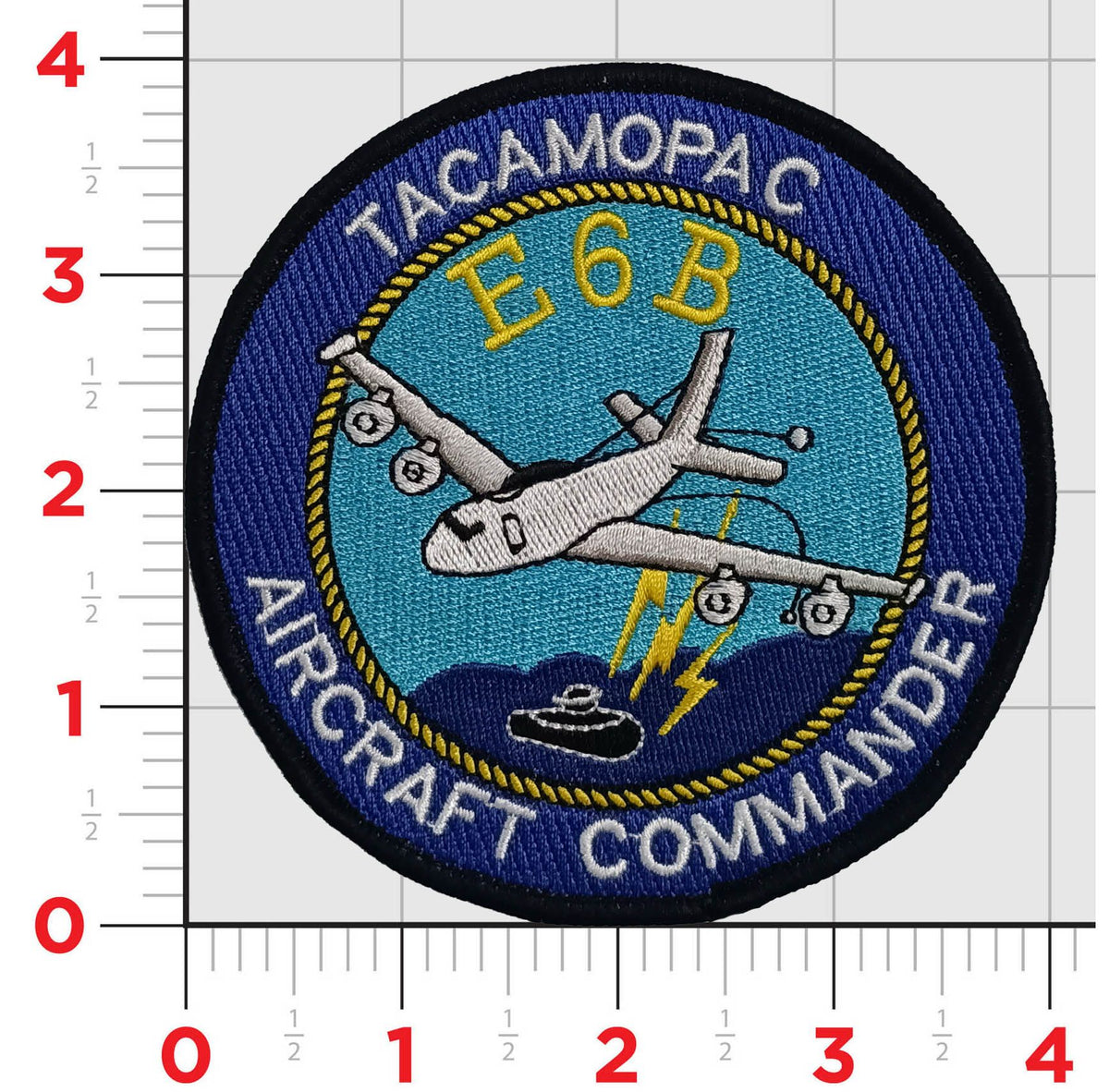 Official VQ-3 Ironman TACAMOPAC E-6B Patch