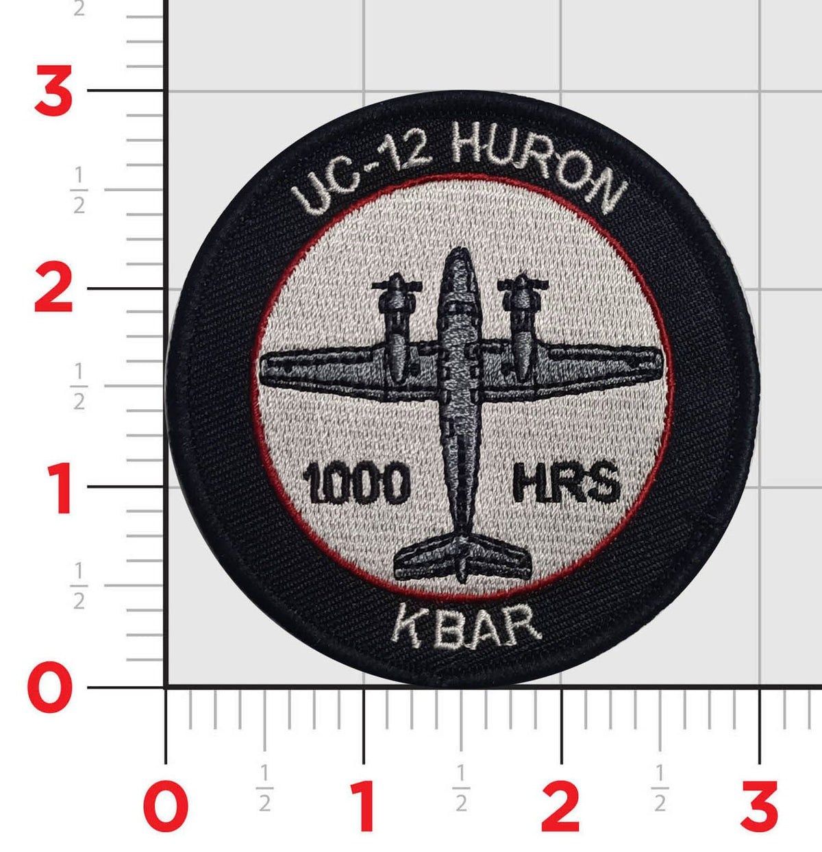 Official HQ Squadron New River UC-12 Huron Shoulder Patch