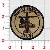 Official VFA-94 Mighty Shrikes F-18 Shoulder Patch