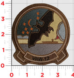 Officially Licensed US Navy VAW-12 Bats Squadron Patch