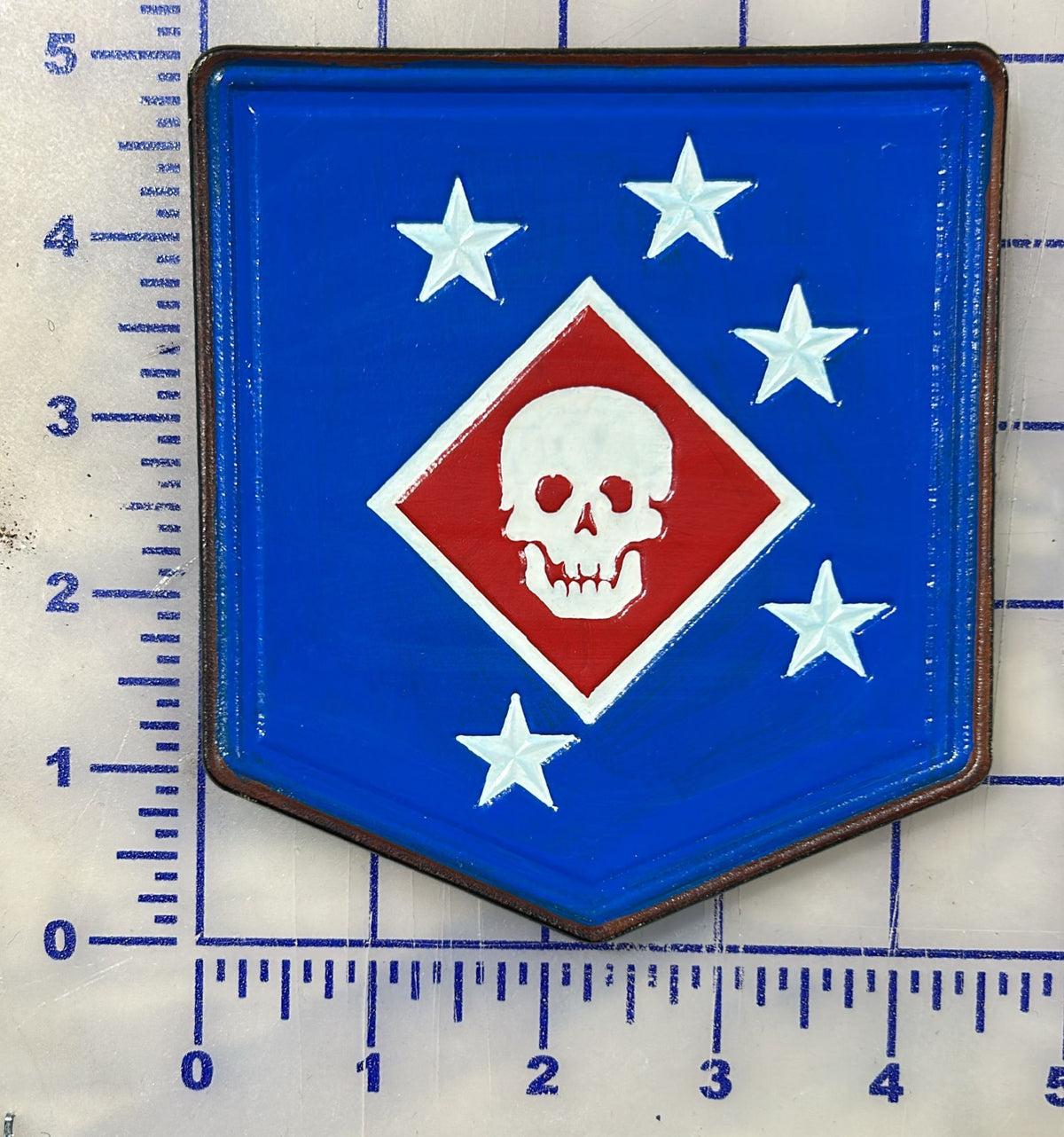 Officially Licensed USMC Raider Battalion Leather Patches