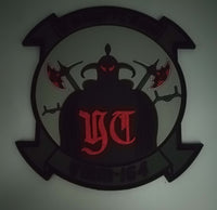 Official VMM-164 Knightriders PVC Glow Knight Crew Patch