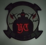 Official VMM-164 Knightriders PVC Glow Knight Crew Patch