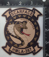 Officially Licensed HMLA-367 Scarface PVC Patch