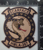 Officially Licensed HMLA-367 Scarface PVC Patch