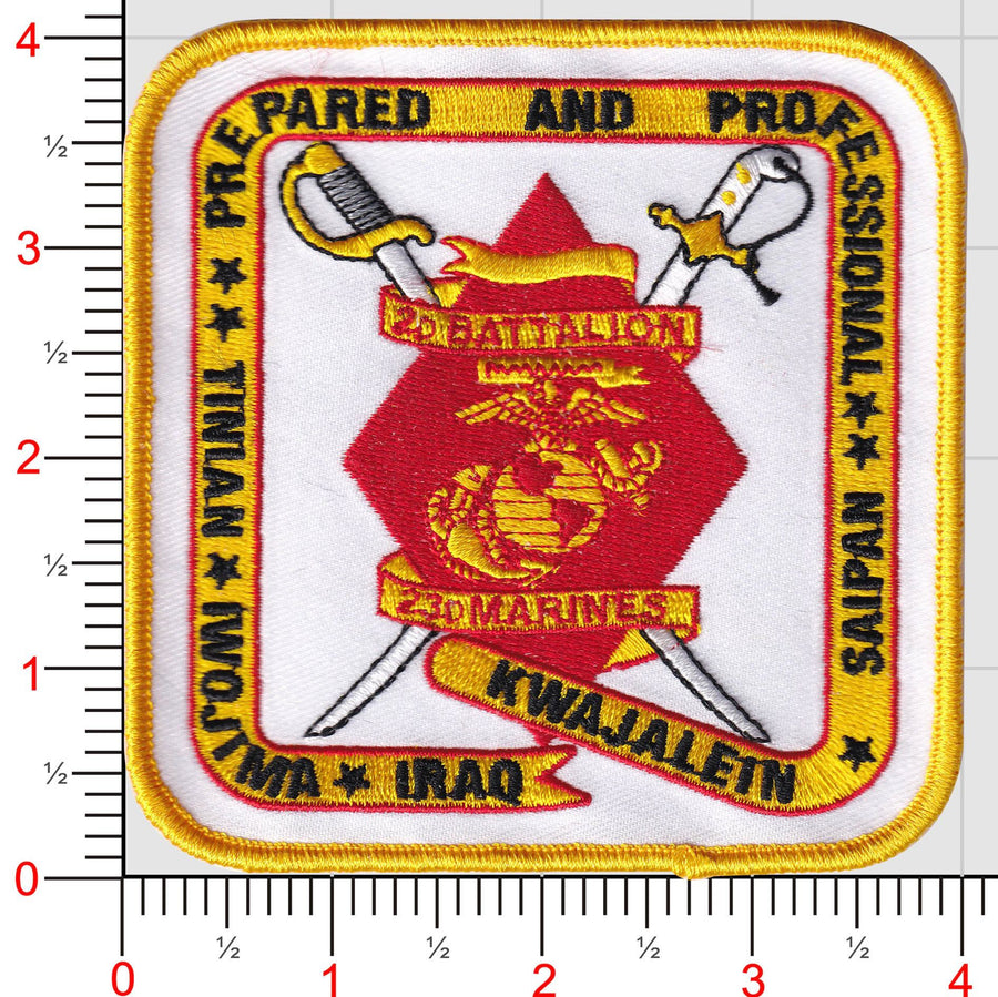 Officially Licensed USMC 2nd Bn 23rd Marines Patch