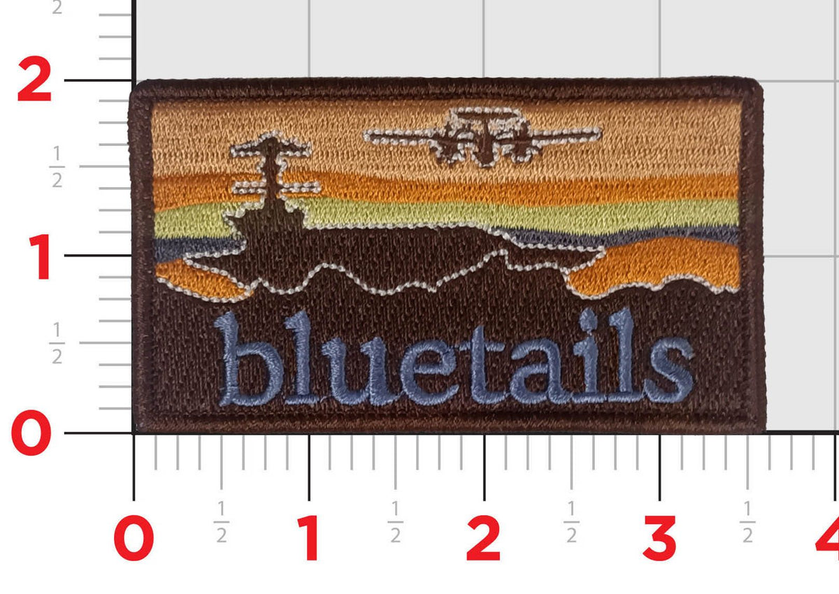 Official VAW-121 Bluetails E-2 Hawkeye Propagonia and Carrier Flag Patches