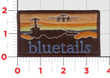 Official VAW-121 Bluetails E-2 Hawkeye Propagonia and Carrier Flag Patches