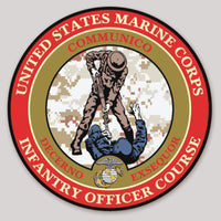 Officially Licensed USMC Infantry Officer Course Sticker